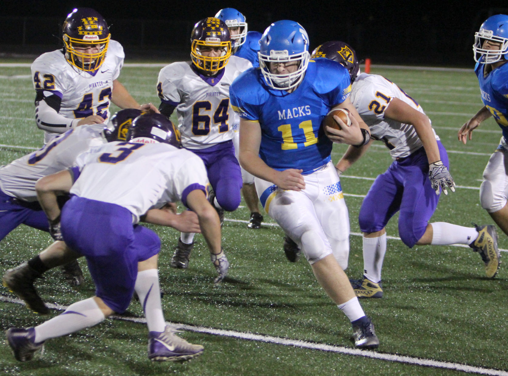 Gilman at McDonell football 11-5-20